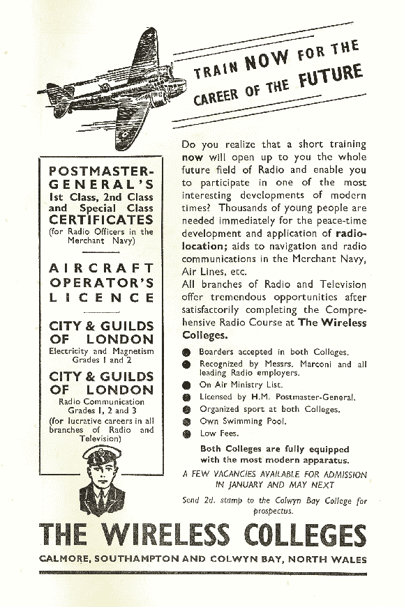 Advert-HTS Mag ad (W Coll Dec 1944)